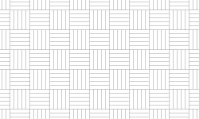 Simple basketweave geometric seamless pattern. Vector Repeating Background.