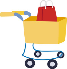 illustration of a shopping cart