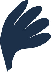 Organic abstract shape hand drawn clipart