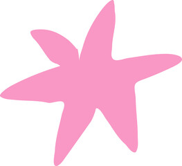 Obraz premium Organic abstract shape hand drawn clipart