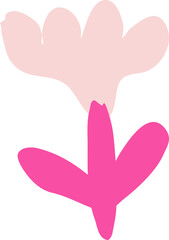 Obraz premium Organic abstract shape hand drawn clipart