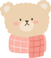 Cute Korean Bear Illustration
