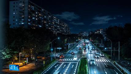 夜の道路