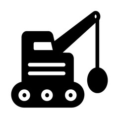 Construction crane demolish 