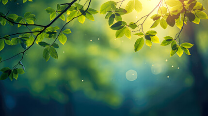 Obraz premium Beautiful autumn leaves in the park. Bokeh effect.