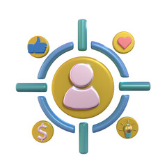 Marketing Customer Aim 3D