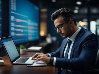 Businessman who oversees business performance