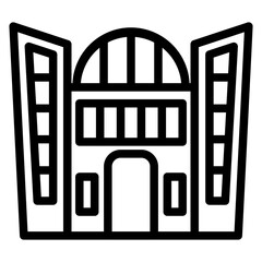 Vector Design Shopping Mall Icon Style