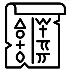 Vector Design Hieroglyph Icon Style