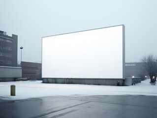 Blank Billboard In The Out Door
