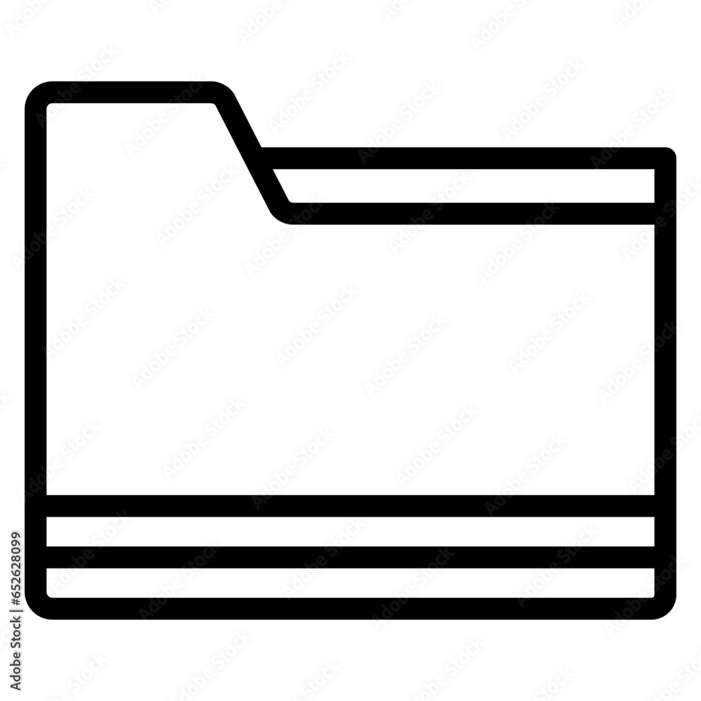 Poster vector design folder icon style