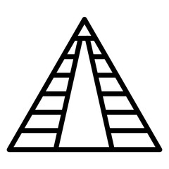 Vector Design Pyramid Icon Style