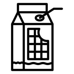 Vector Design Chocolate Milk Icon Style