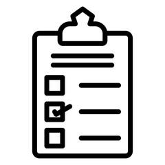 Vector Design Checklist Icon Style