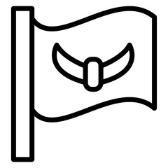 Vector Design Flag Icon Style