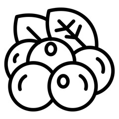 Vector Design Berries Icon Style