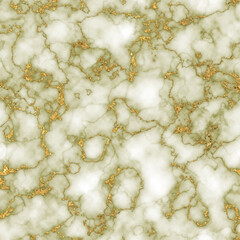 Gold marble texture with abstract white background. Marble surface with gold coated tint . Abstract golden glitter marbling seamless pattern for tile ,interior or card template vector