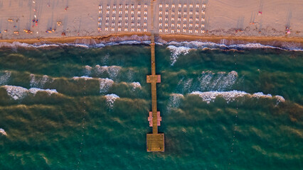 Aerial Beach, Ege Denizi, Ege sea, kuşadası, kusadasi, turkey in holiday