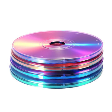 Cd or DVD or disc isolated on transparent background,Transparency 