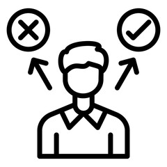 Decision Maker Icon Style