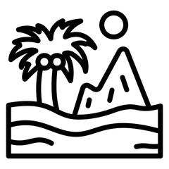 Desert Oasis Icon Style