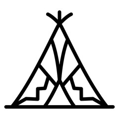 Desert Tipi Icon Style © designing ocean