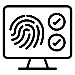 Biometrics Icon Style