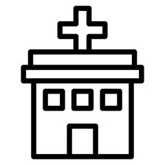 Healthcare Center Icon Style