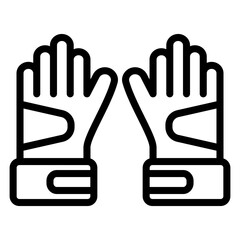 Gloves Icon Style