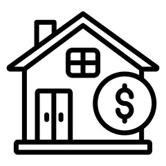 Cost Of Living Icon Style