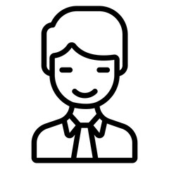 Hotel Administration Icon Style