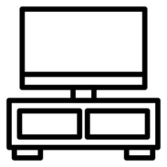 TV Monitor Icon Style