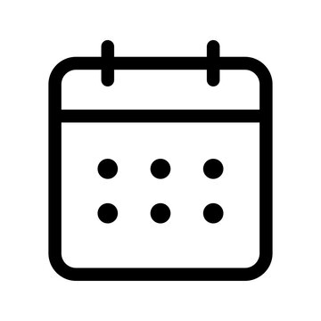 recommend clip art: Calendar icon. Month symbol in png. Calendar icon in line. Outline calendar