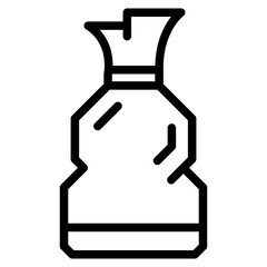 trash can, garbage can, rubbish bin icon