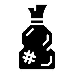 trash can, garbage can, rubbish bin icon