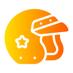 Fototapeta premium helmet Gradient icon