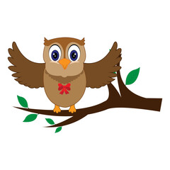 Cartoon cute Owl school Teacher Character Design. 100 days school  Character Design.