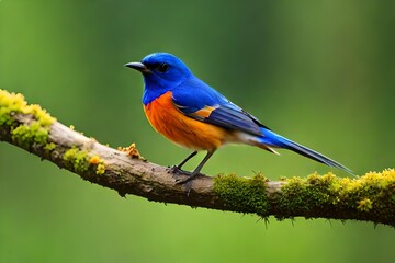 Fototapeta premium lilac breasted roller in the wild