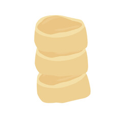 Staked Of Bakpia Isolated 