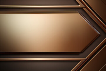 metal background with frame