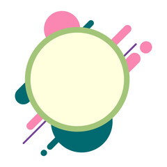 Abstract Circle Frame