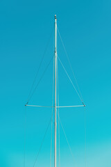 Standing rigging of a boat mast