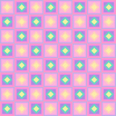 pastel seamless pattern of pink vintage