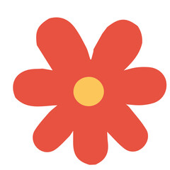 Flower icons  isolated on white background. Flower simple icon. Vector illustration