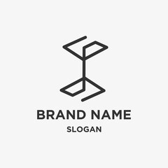 Brand logo icon design template vector illustration