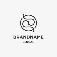 Brand logo icon design template vector illustration