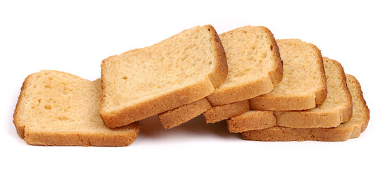 Brown Bread on white background, new angles