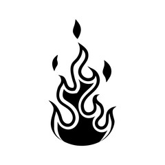 Fire icon vector set. Flame illustration sign collection. Burn symbol. Hot logo.