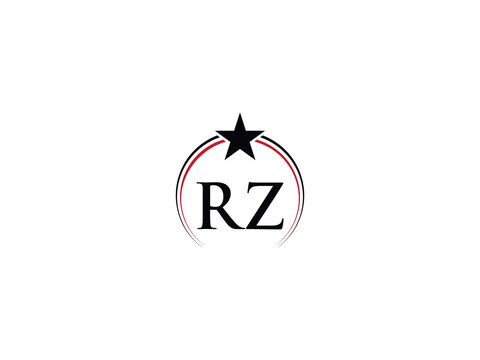 New RZ Logo Art, Initial Luxury Rz zr Star Logo Icon Vector Png For You