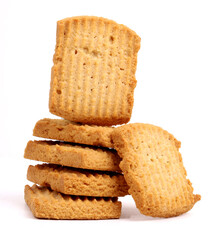 atta cookies on white background, new angles